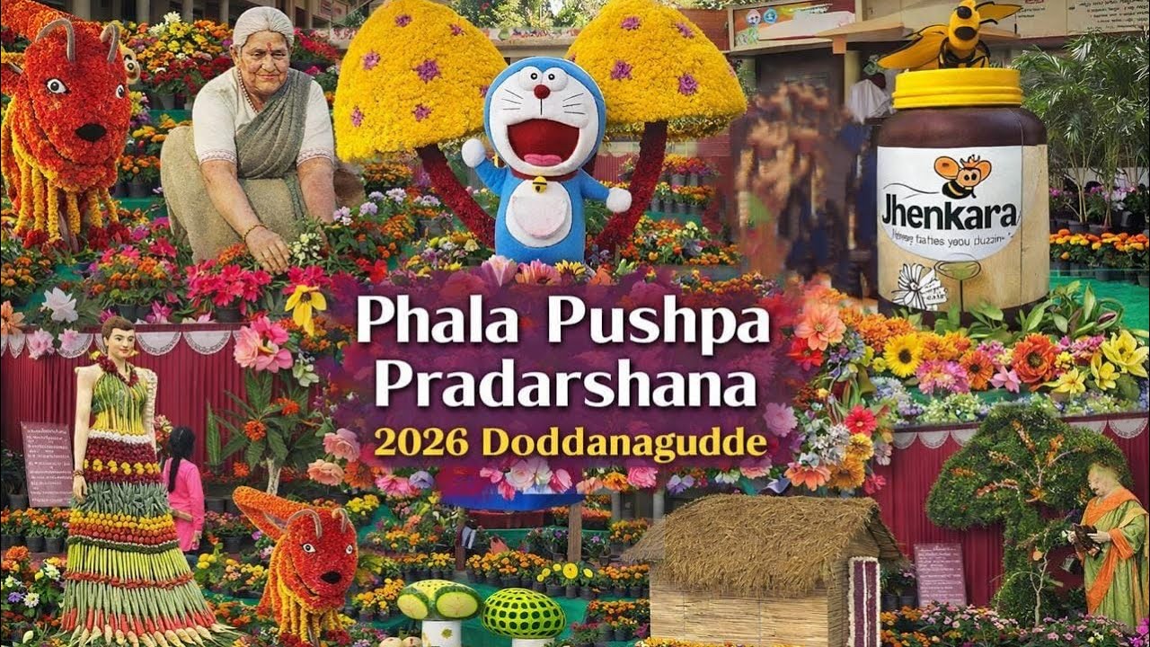 🌹 ಫಲ ಪುಷ್ಪ ಪ್ರದರ್ಶನ 🌼| Flower & Fruit Show | Doddanagudde, Udupi ❤️