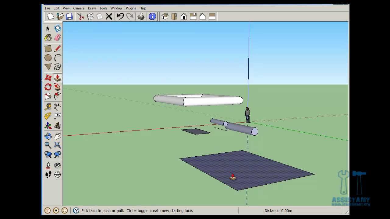 Google SketchUp - Tutorial 3 - Principii de desenare in 3D