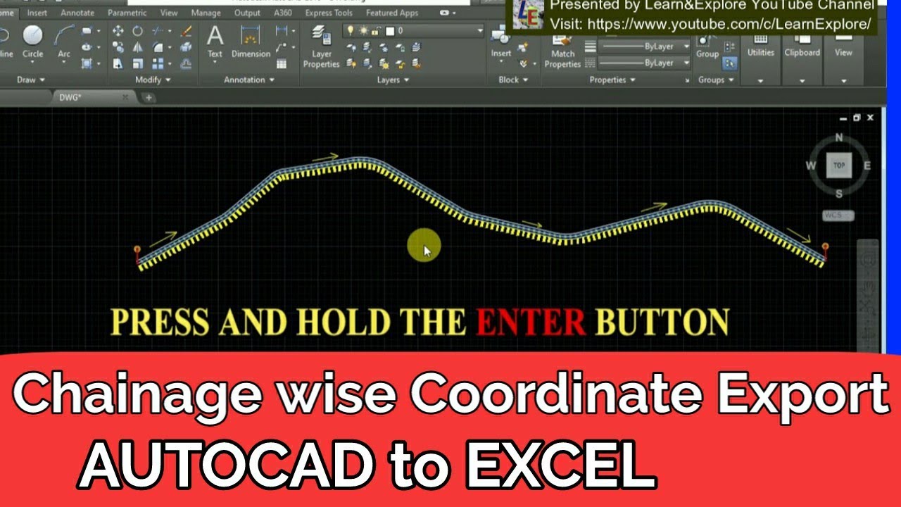 Экспорт координат из AutoCAD в Excel через регулярные интервалы с помощью команд LIST и LOGFILEPATH