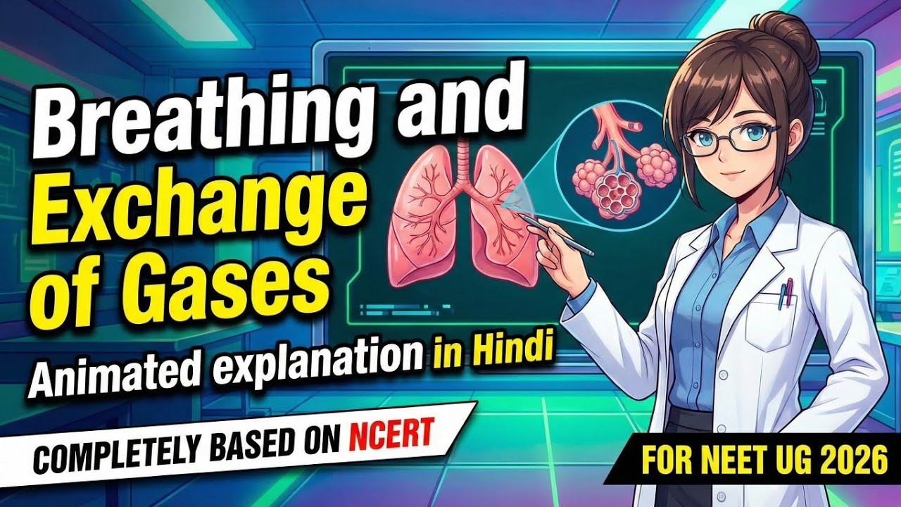 Breathing and Exchange of Gases (Quick Shot) for NEET UG 2026 , Animated Revision #neet #biology