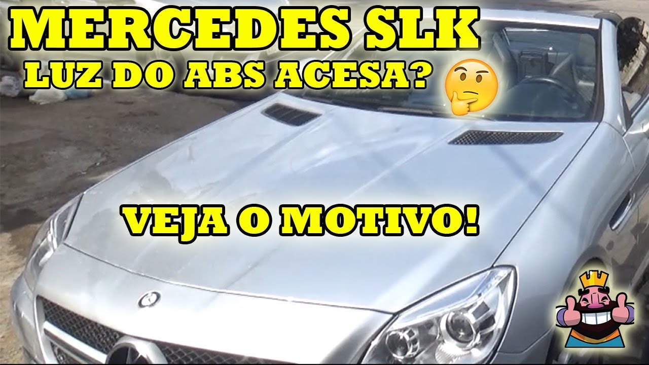 Mercedes SLK - Luz do ABS Aceso? VEJA O MOTIVO!
