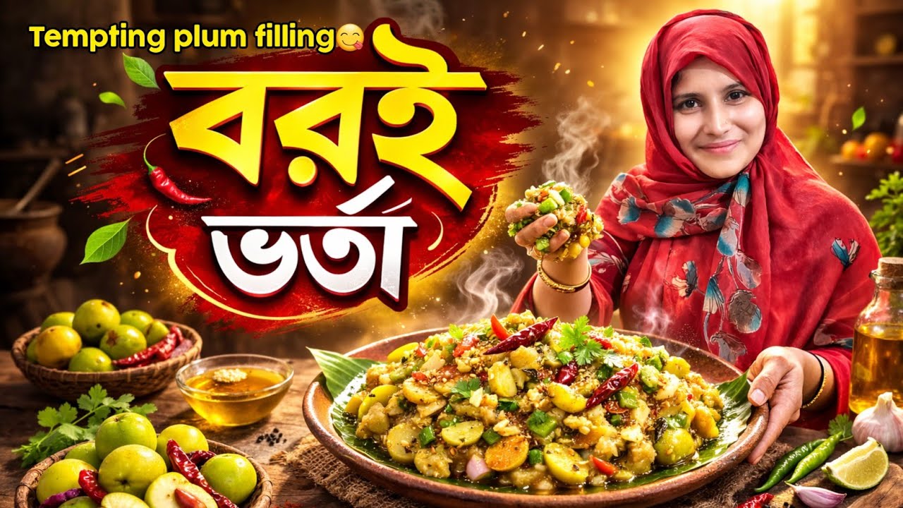 লোভনীয় বরই মাখা 😋|আজকে খুব মজার বরই মাখা বানিয়েছি |  Fahima Rupa lifestyle 