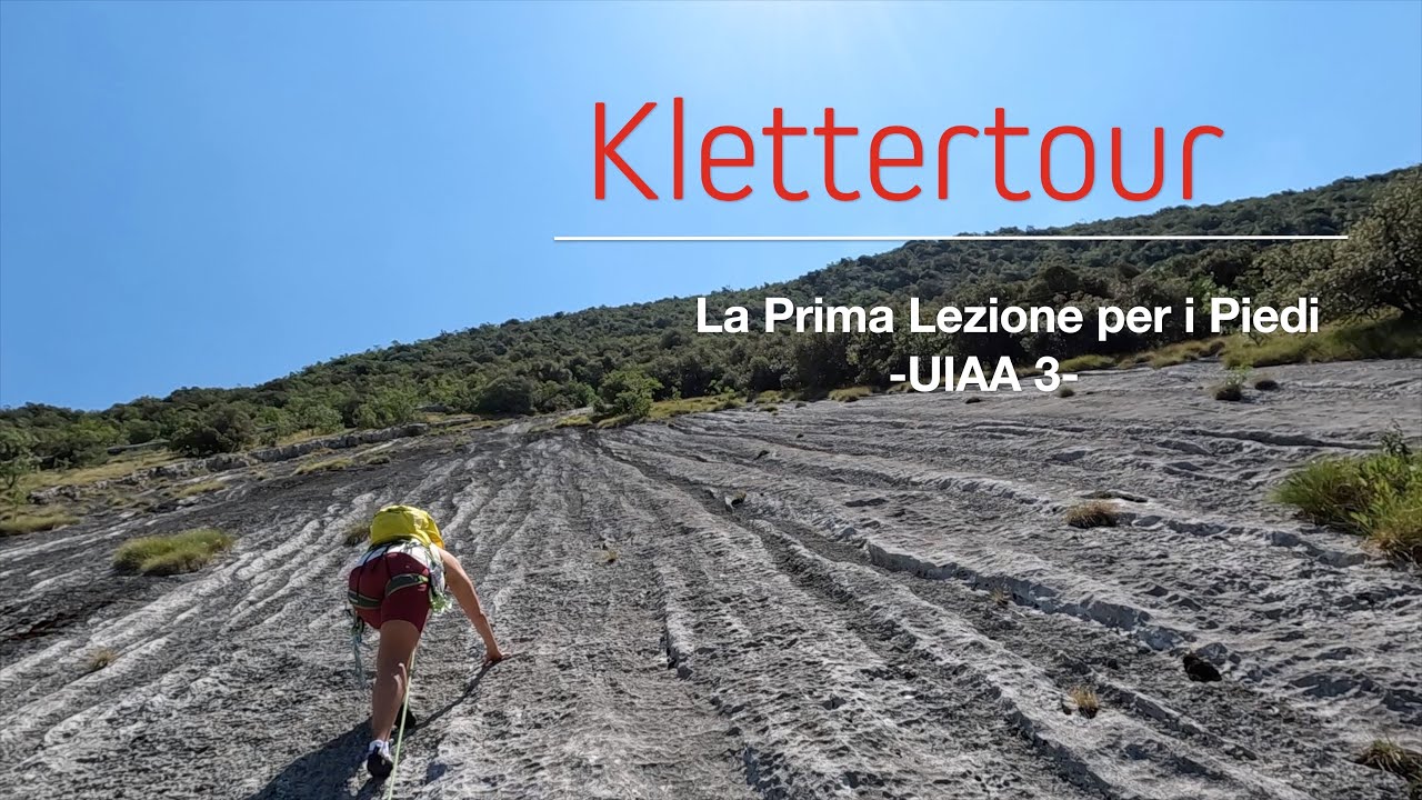 Einfache Plattenkletterei nähe Arco | Dro am Gardasee La Prima Lezione per i Piedi
