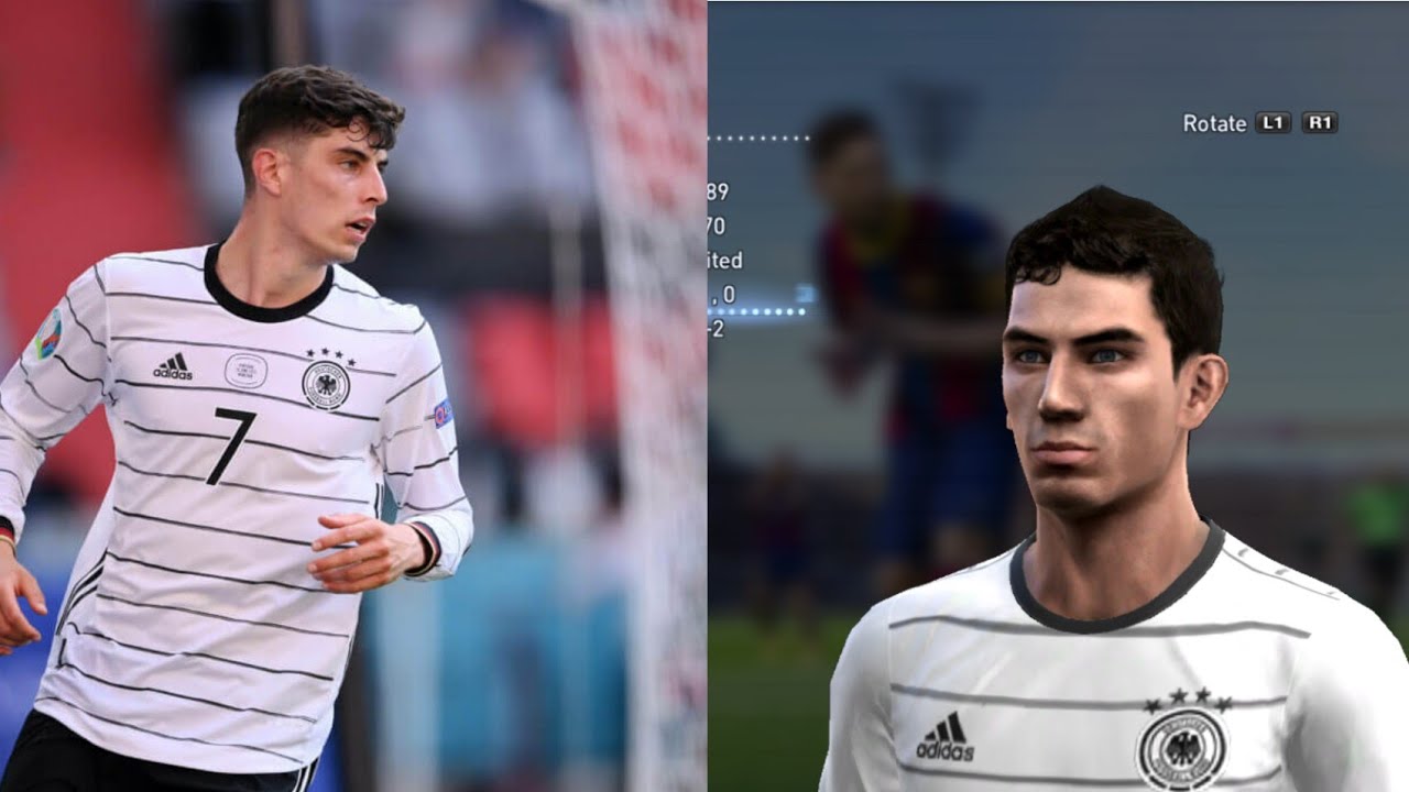 Kai Havertz (Germany NT | Chelsea FC) Build Face & Stats Pes 2013
