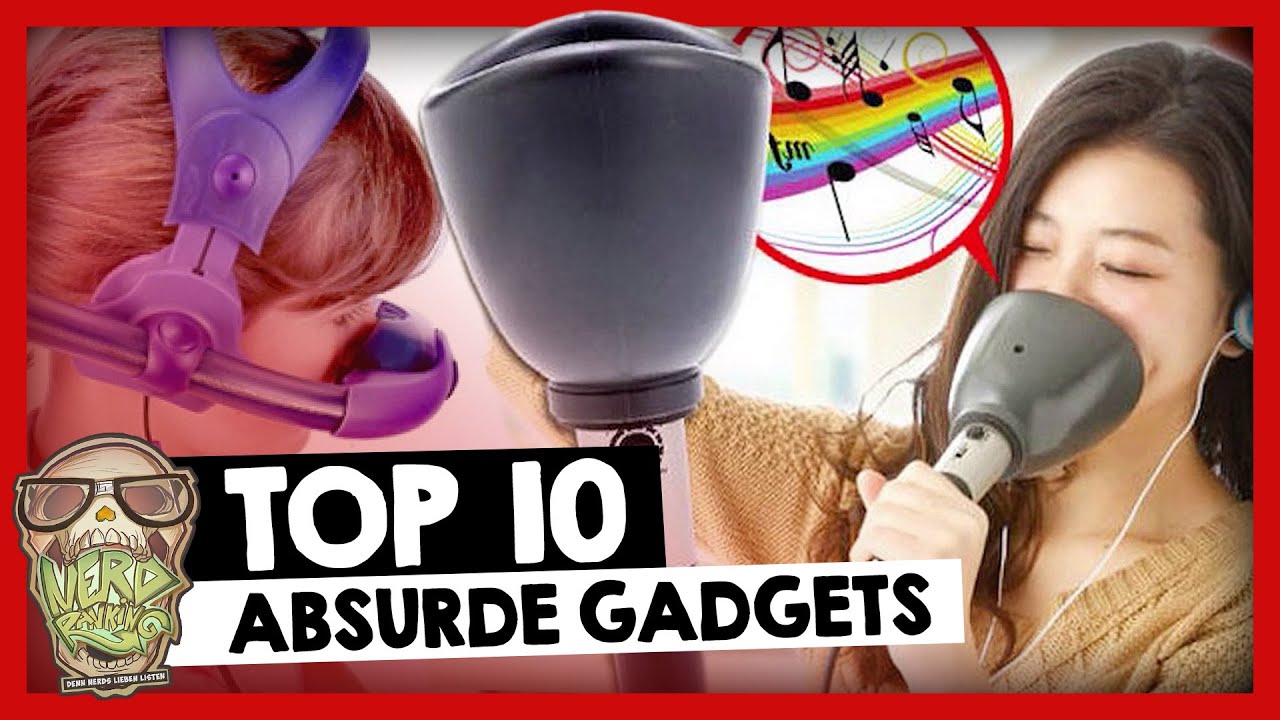 Top 10: ABSURDESTE GADGETS aller Zeiten! #Nerdranking