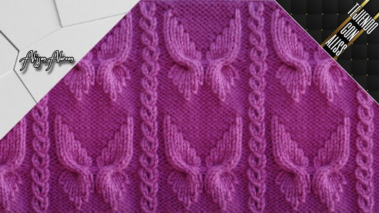 #413 - TEJIDO A DOS AGUJAS / knitting patterns / Alisson . A