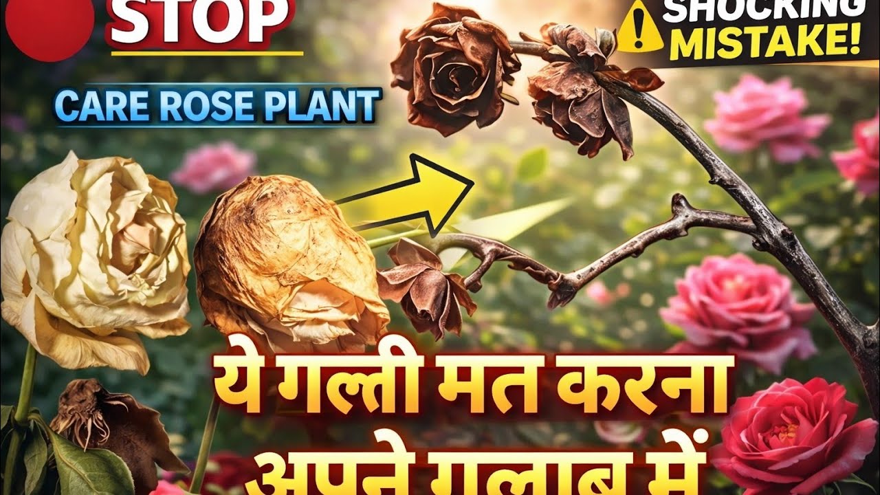 गुलाब में ये गलती मत करना मर जाएगा | English rose care 😘 Fertilizer  | गुलाब में ज्यादा फूल 
