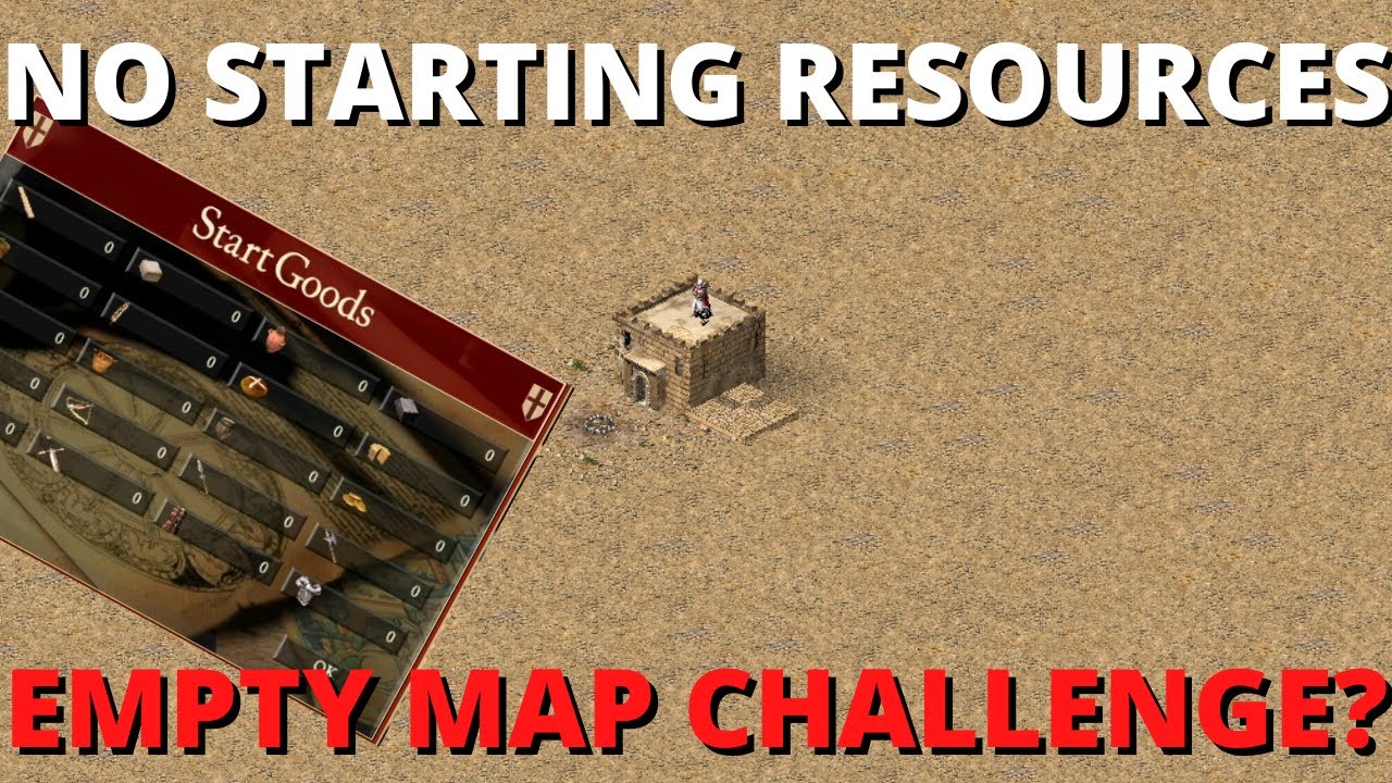 Can you play Stronghold Crusader on EMPTY MAP WITH NO RESOURCES? - Stronghold Crusader