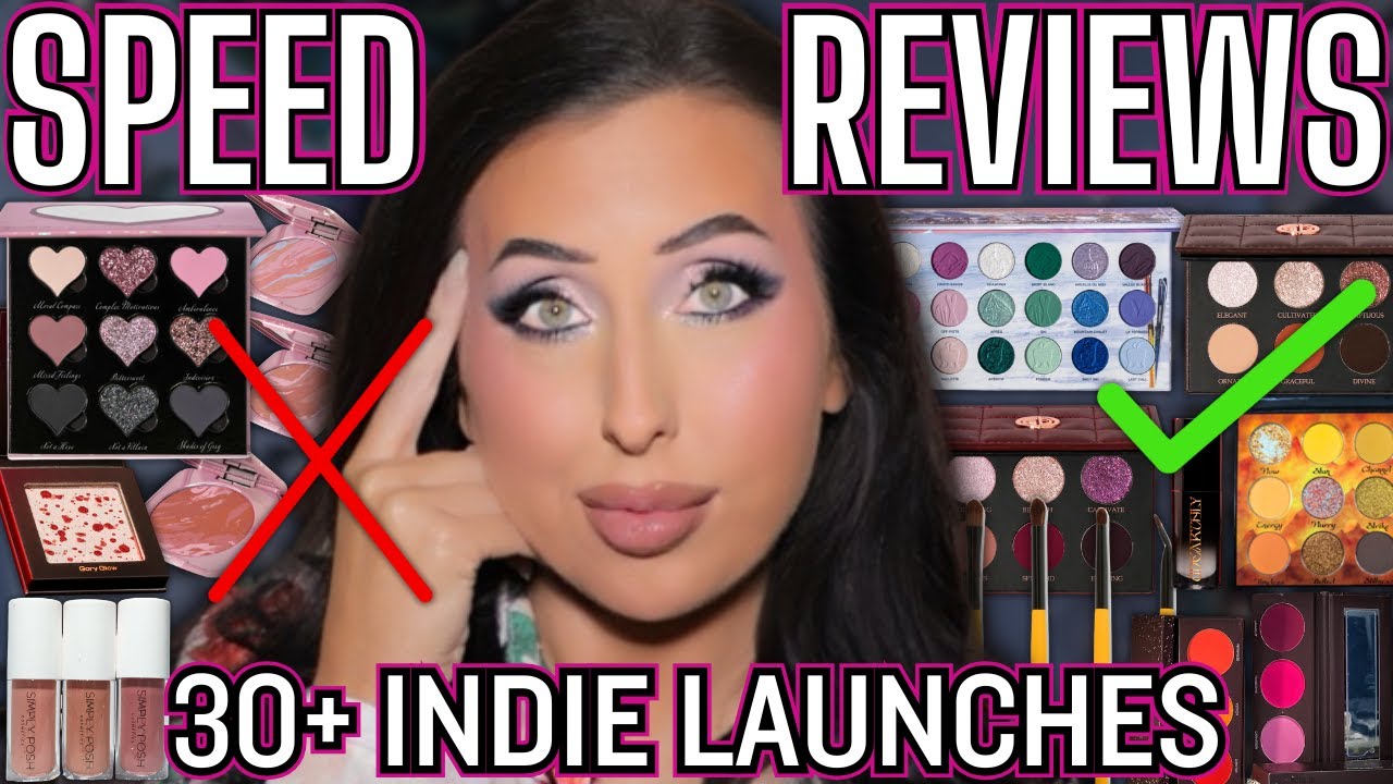 I review 30+ NEW Indie Makeup Launches (Winter 2025)