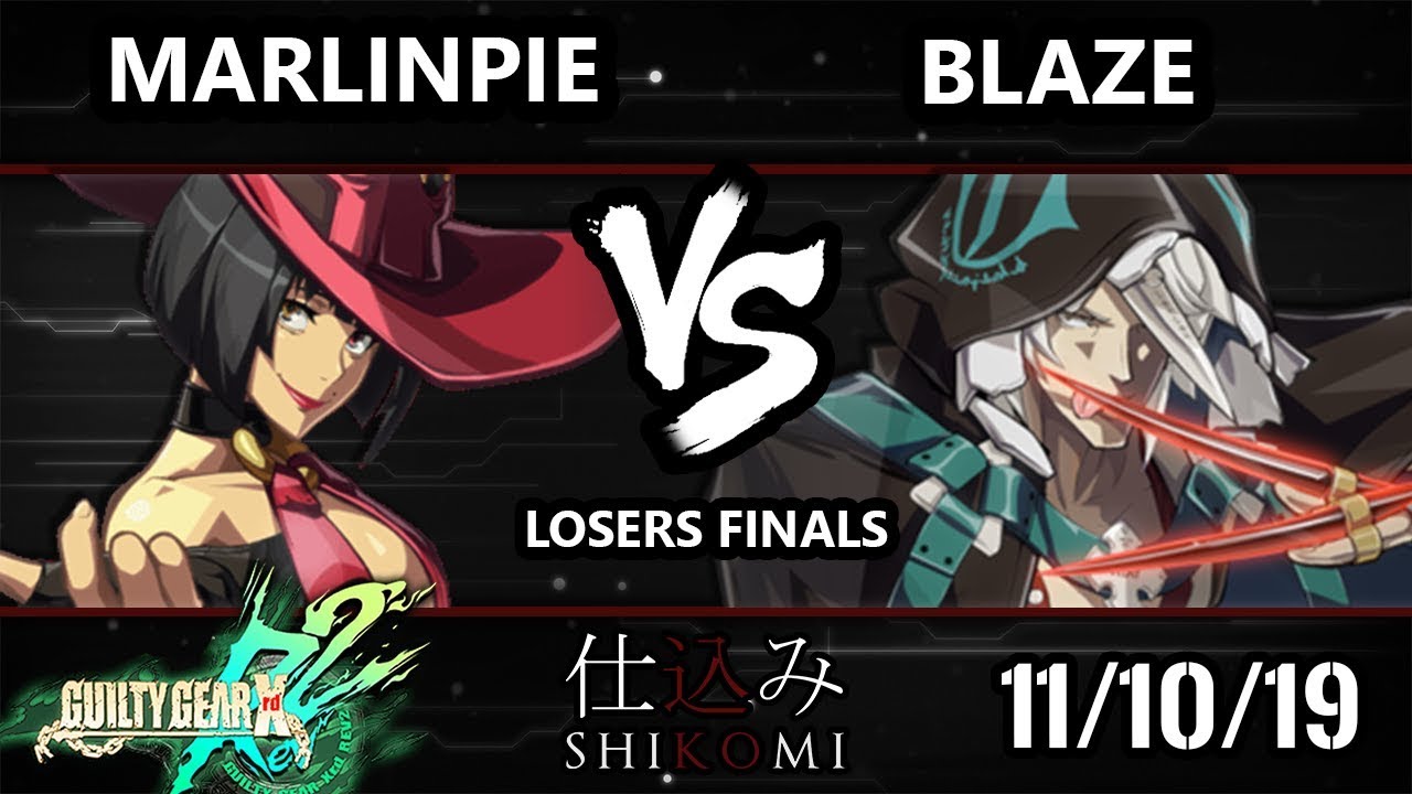 Shikomi GGXRD - MarlinPie (I-No) Vs. Blaze (Raven) Guilty Gear Xrd REV 2 Losers Finals