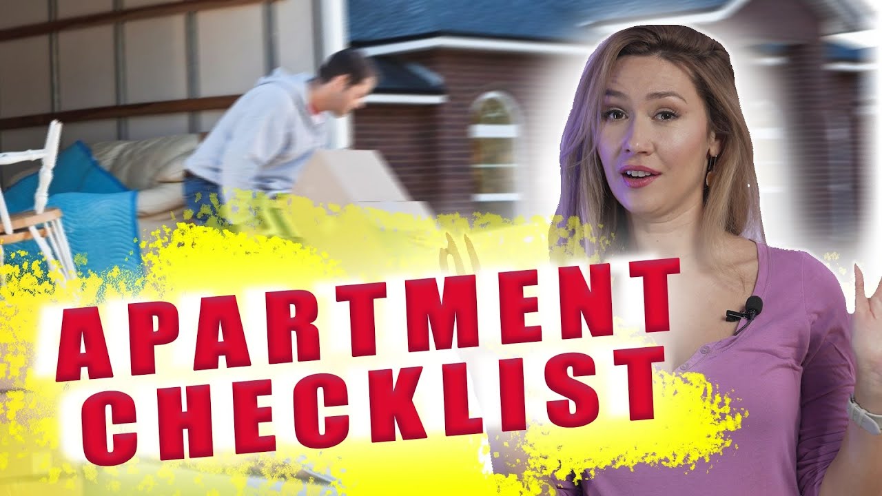 Your first apartment checklist. Now you know how to save your time and money! 2022