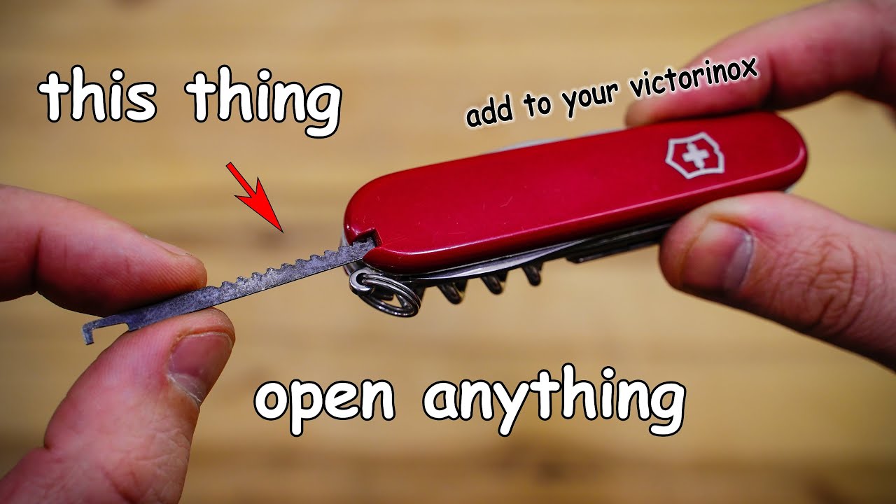 Make a universal Lock Pick for your Swiss Army Knife - it opens anything