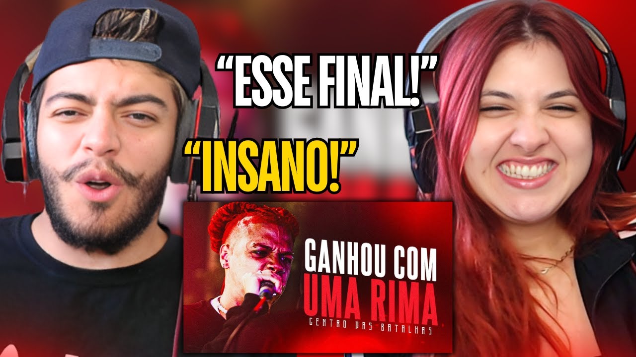 90 RIMAS EXTREMAMENTE VICIANTES! | CENTRO DAS BATALHAS | REACT EM CASAL