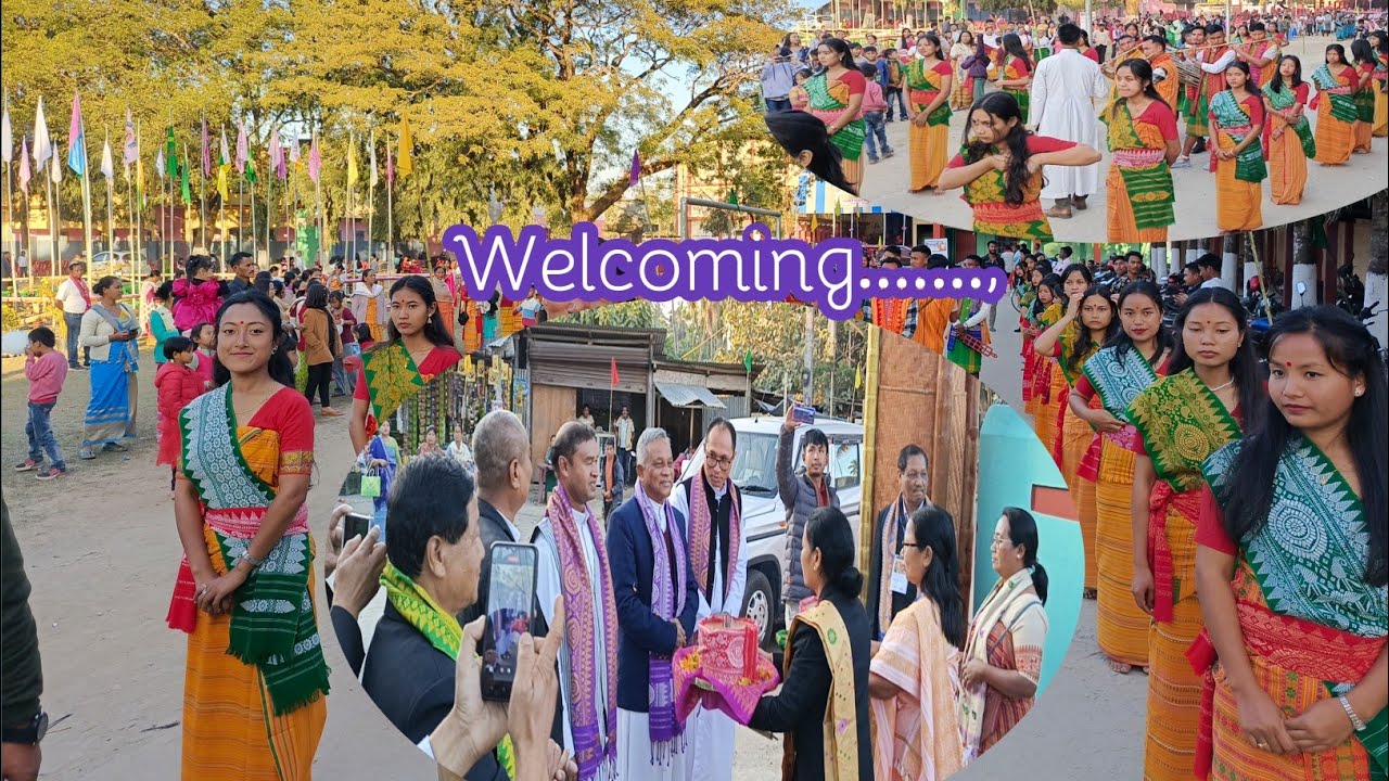 Welcoming guests || 50 Years of faith & service || Sacred heart Church, Udalguri Parish || Golden Ju