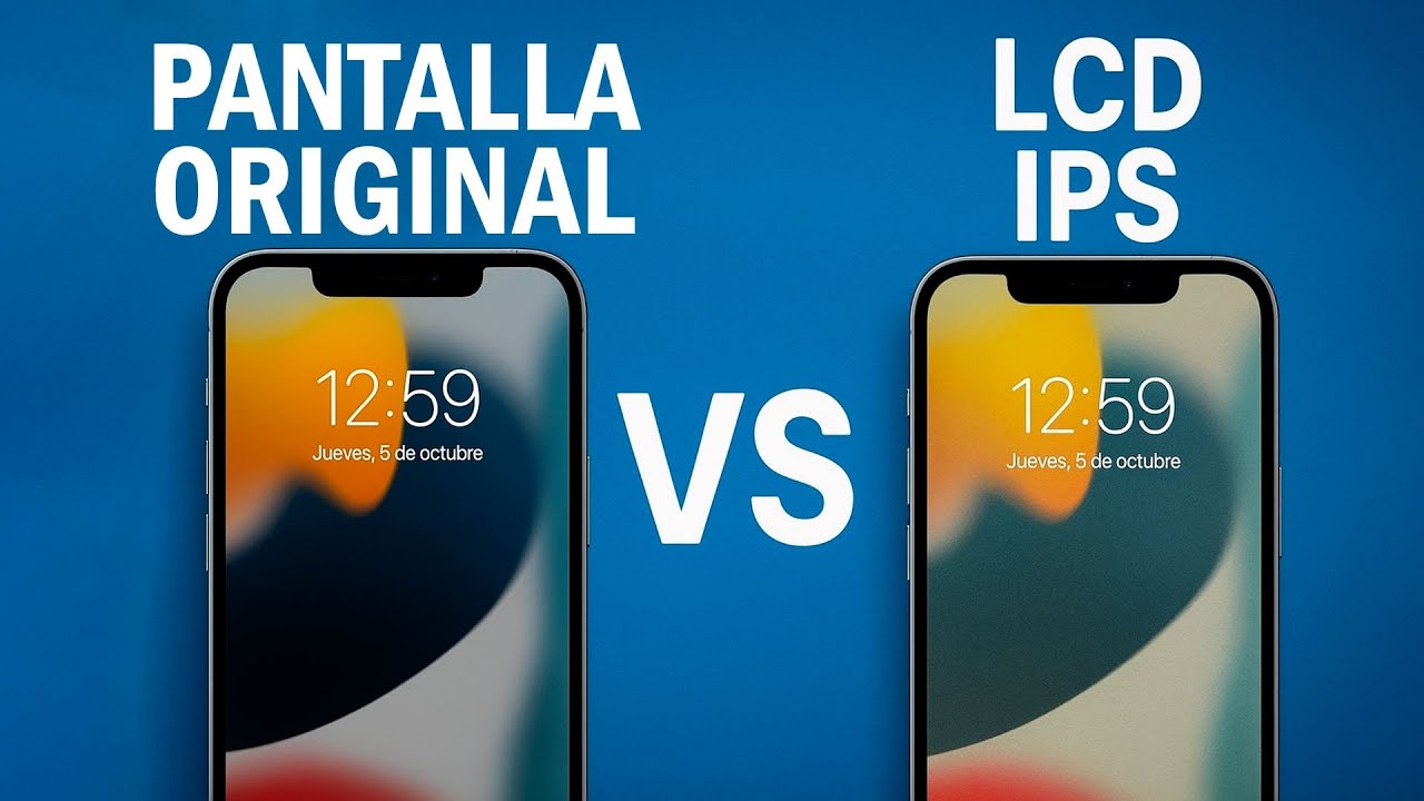 Pantalla Original vs LCD IPS en iPhone 13 Pro Max | ¡Comparativa real!