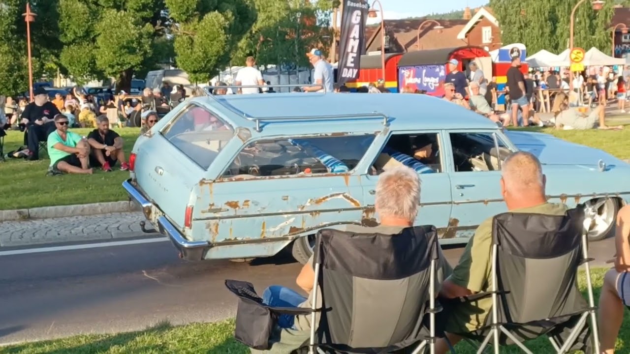 Cruising Classic Car Week Rättvik Sweden July  28 2025.