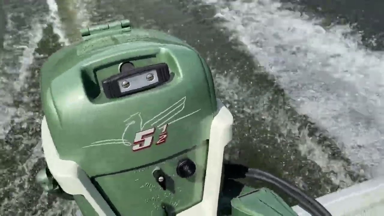 1955 Johnson CD12 Sea Horse 5.5hp antique outboard AOMCI