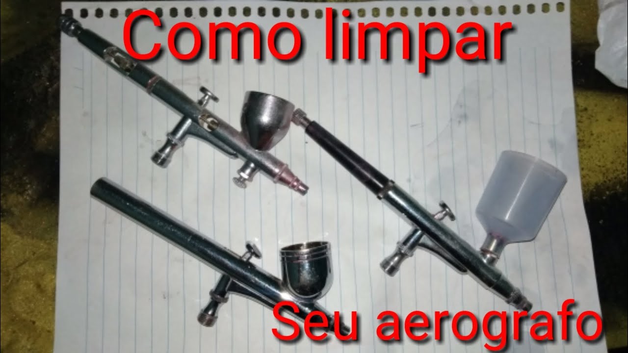 Como limpar seus aerografos