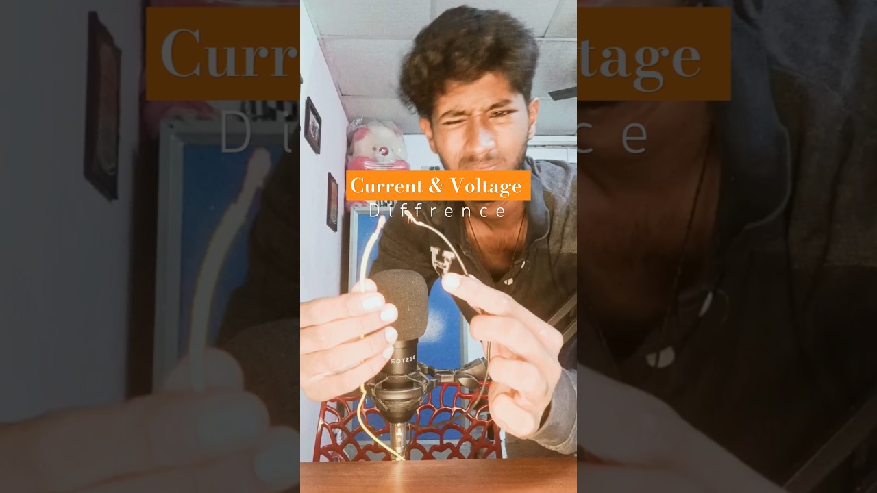 💥CURRENT - Voltage⚡ Difference Enna?😱 #science #physics #electricity