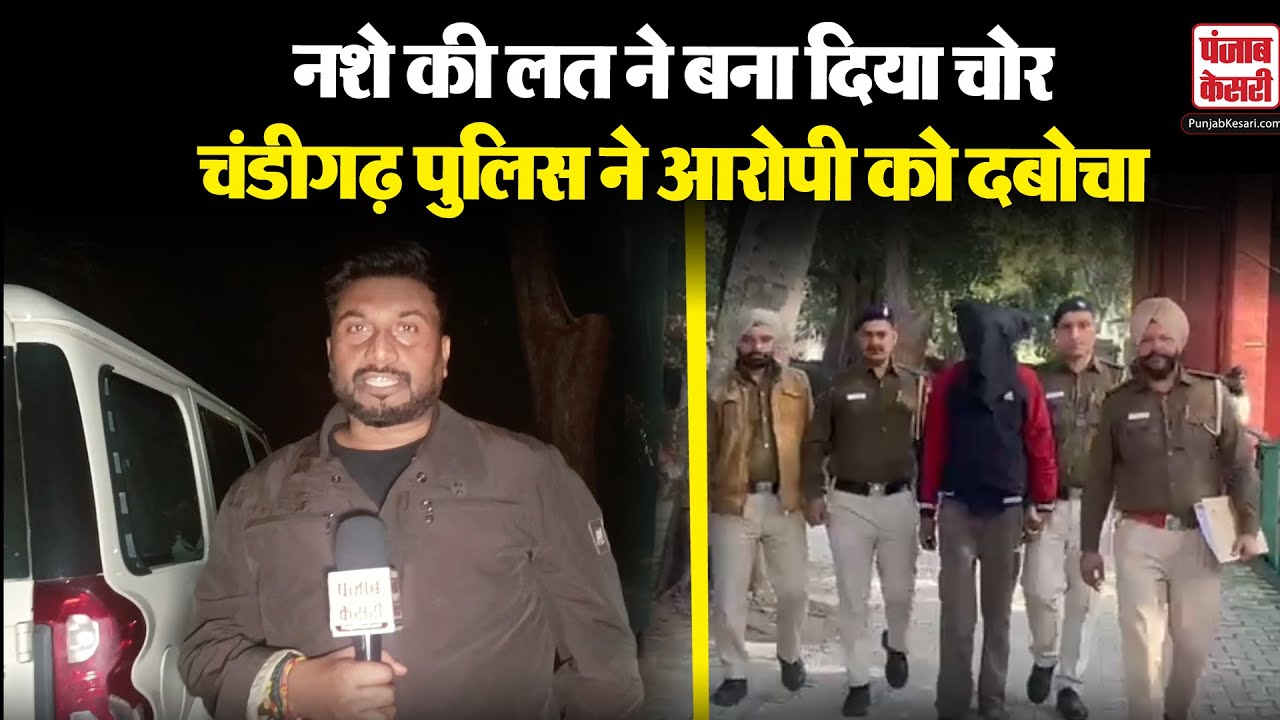 Chandigarh News: नशे की लत ने बना दिया वाहन चोर, चंडीगढ़ Police ने आरोपी को दबोचा