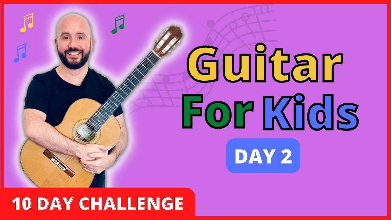​Guitar Lesson #2 | Beginner Kids And Parents | Easy Tuning Tutorial [FREE 10 Day Course]