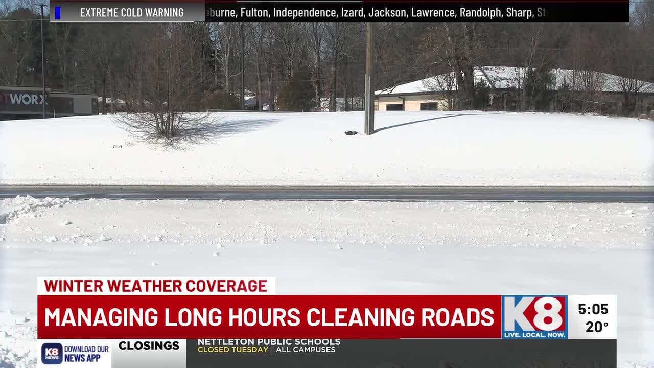 ARDOT makes progress clearing roads after winter storm