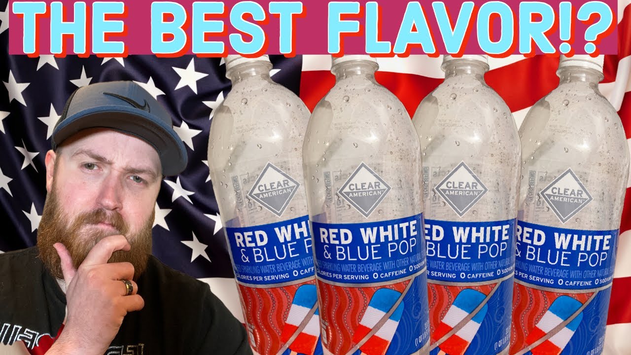 Clear American Water® New RED WHITE & BLUE POP💧Review!