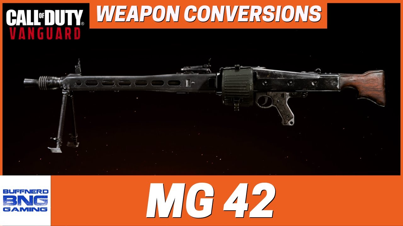 MG42 Weapon Conversion - Call Of Duty Vanguard