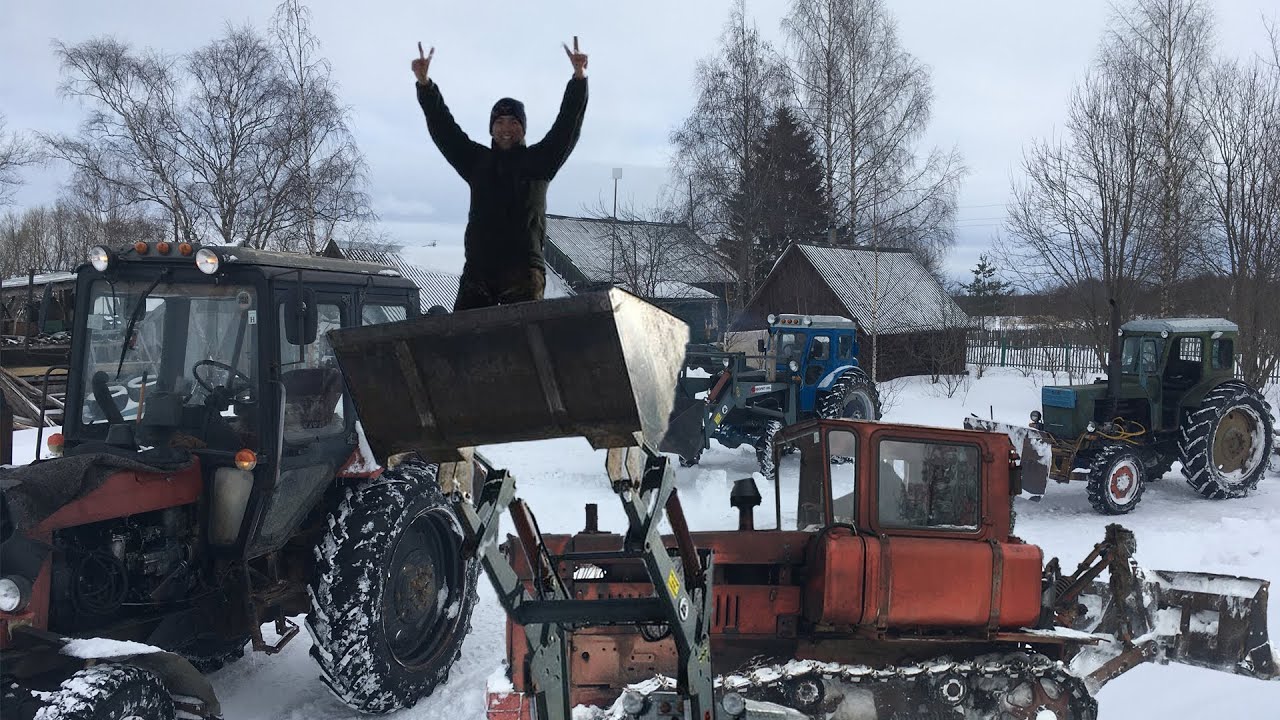 Т-40, МТЗ или все-таки ДТ-75? Зима, не уходи, постой...