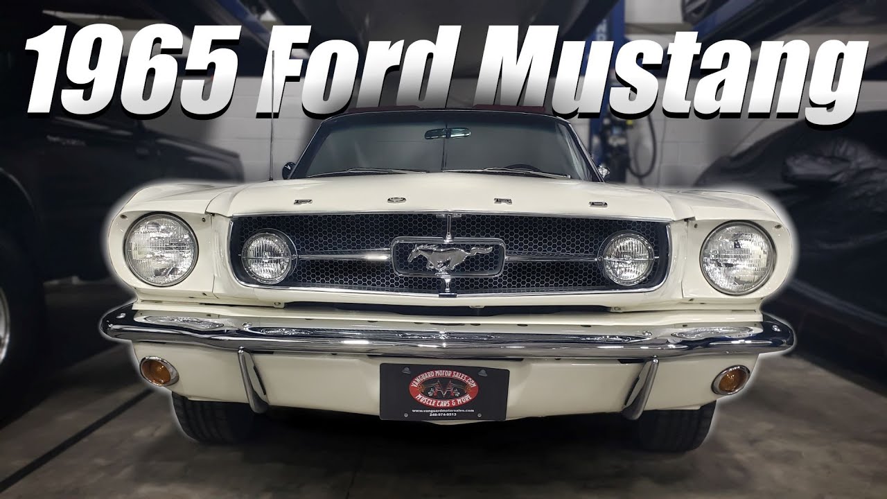 TEST DRIVE! 1965 Ford Mustang Convertible For Sale Vanguard Motor Sales