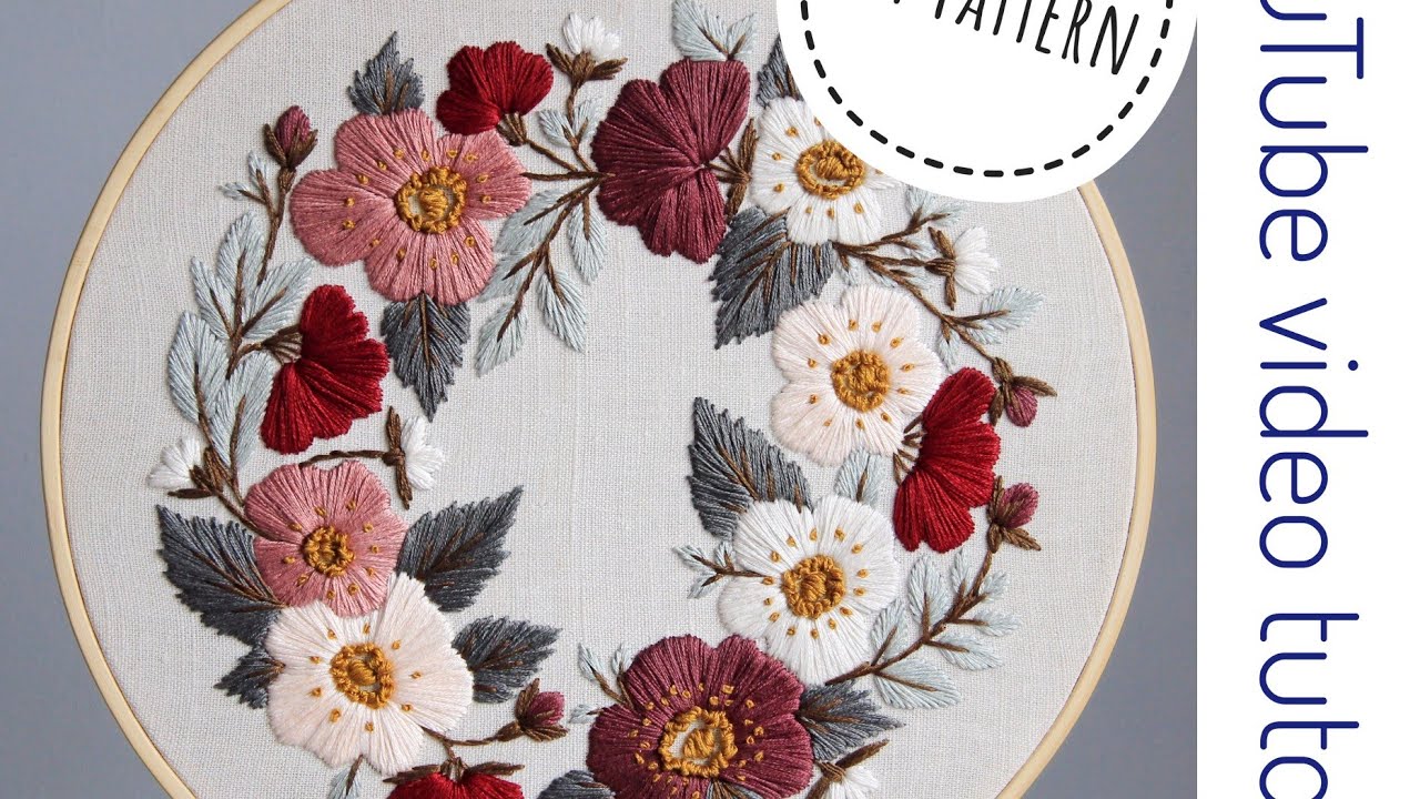 Thumbelina pattern/ embroidery for beginners/ Схема для вышивки Дюймовочка