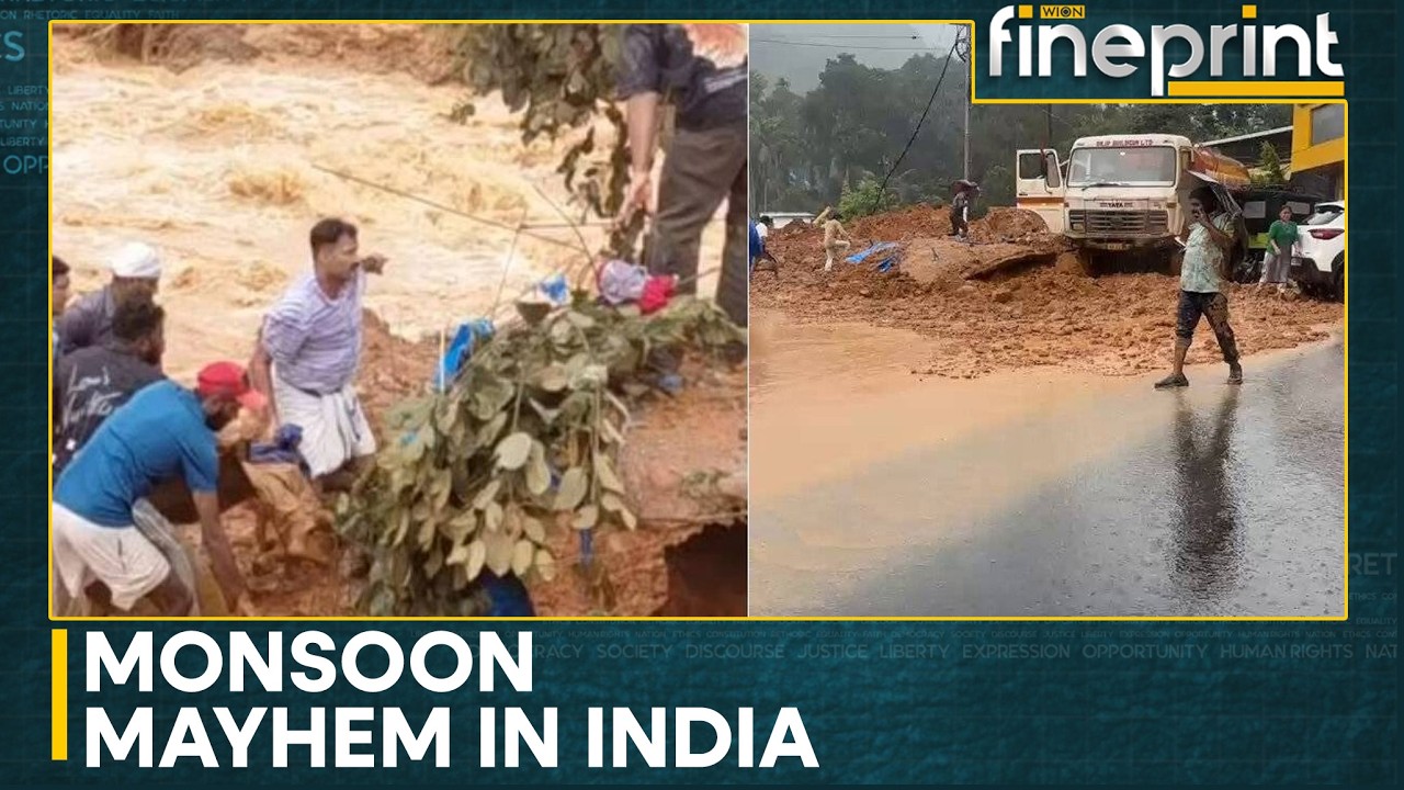 Indian Monsoon Fury: Landslide Kills 3 In Wayanad, Floods Claim 18 In Maharashtra | WION