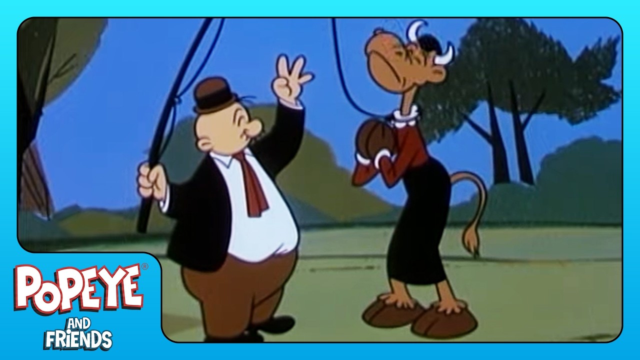 Classic Popeye: Hamburger Fishing