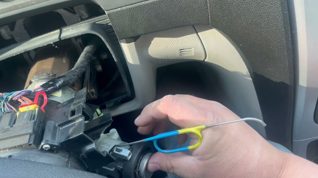 ACAIDA GMC IGNITION LOCK CYLINDER REMOVAL/ ALL KEYS LOST