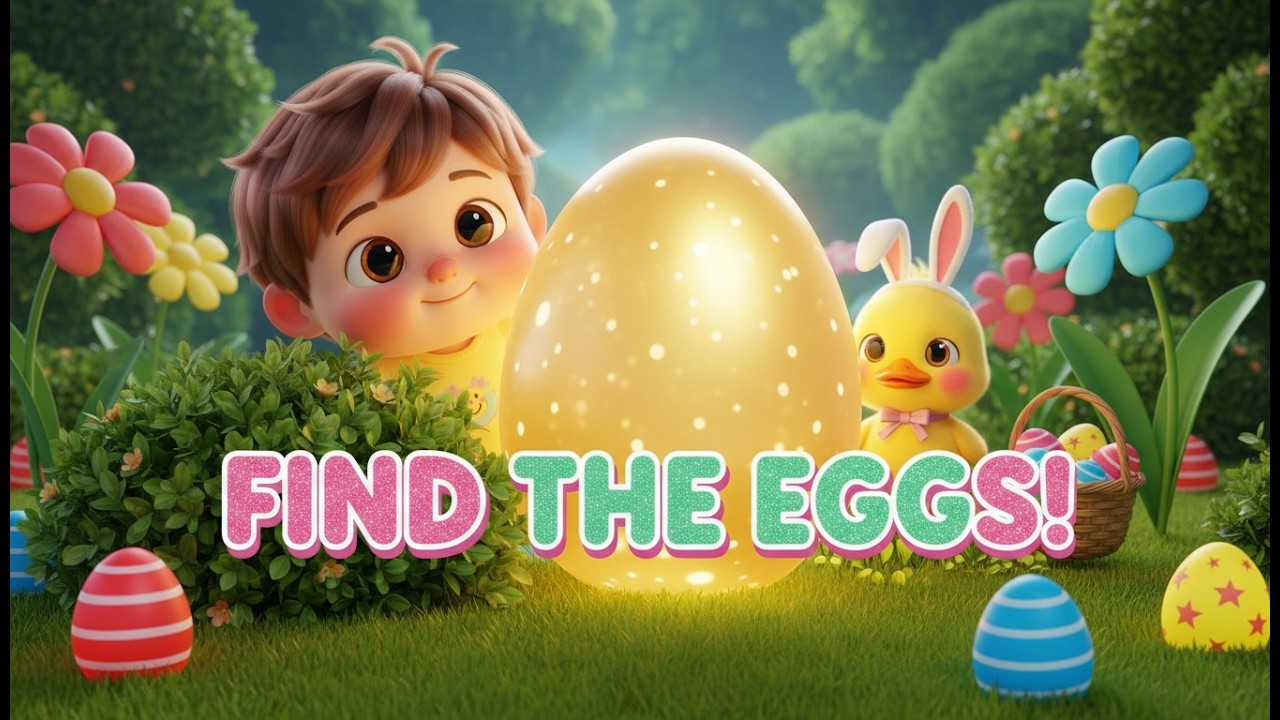 Easter Egg Song + More Color Song – Nursery Rhyme, Color Recognition, and Playful Learning