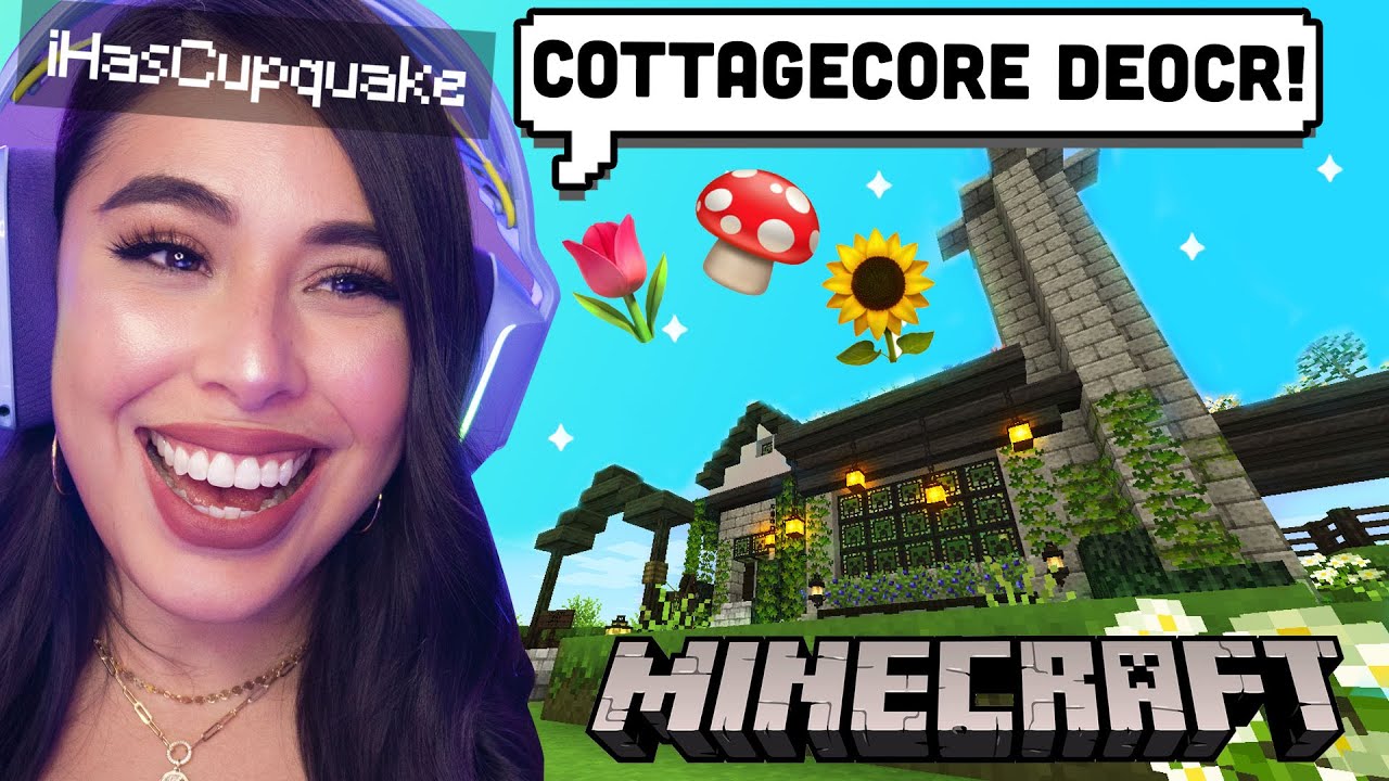 Decorating A Cottagecore Bakery in Minecraft Shady Oaks SMP!
