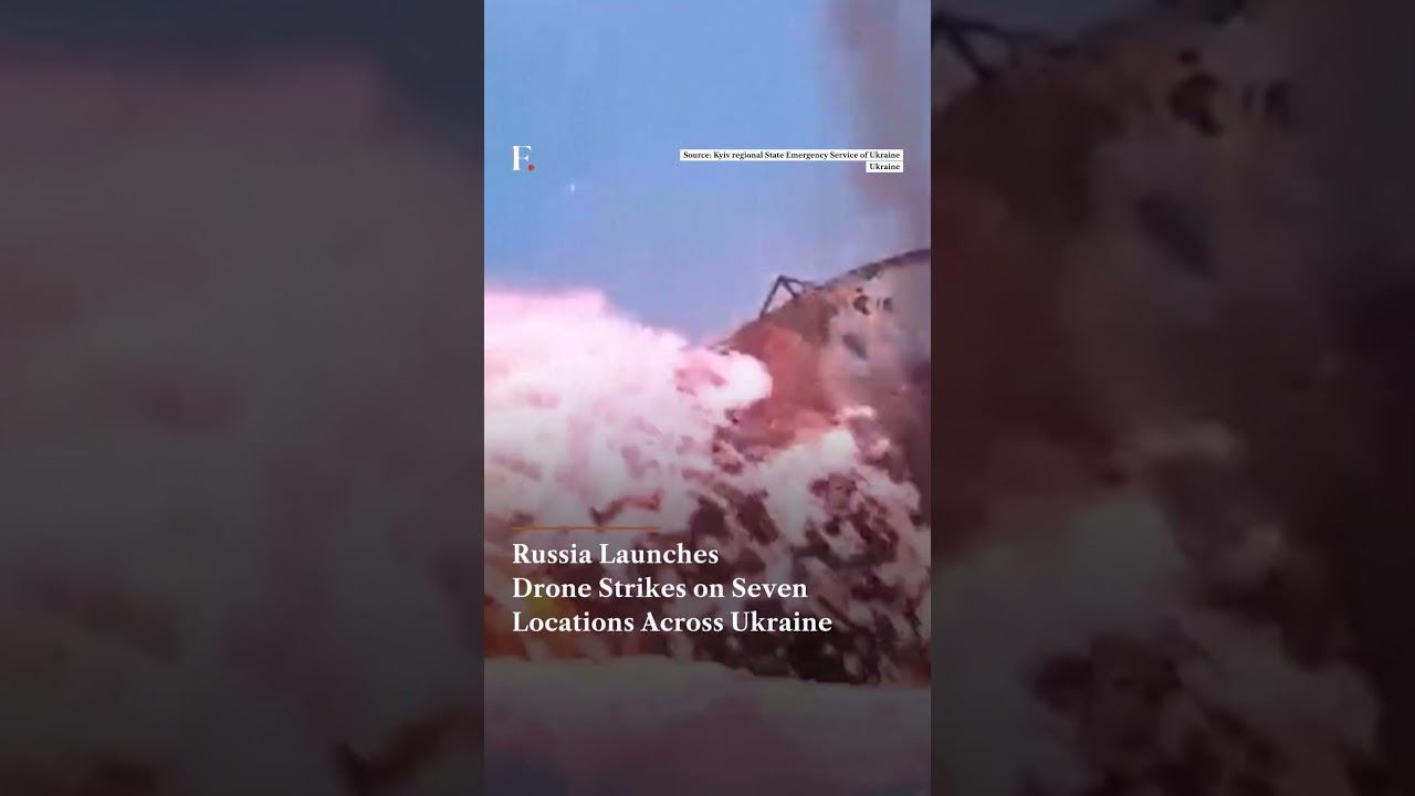Russia Launches Drone Strikes on Seven Locations Across Ukraine | N18G
