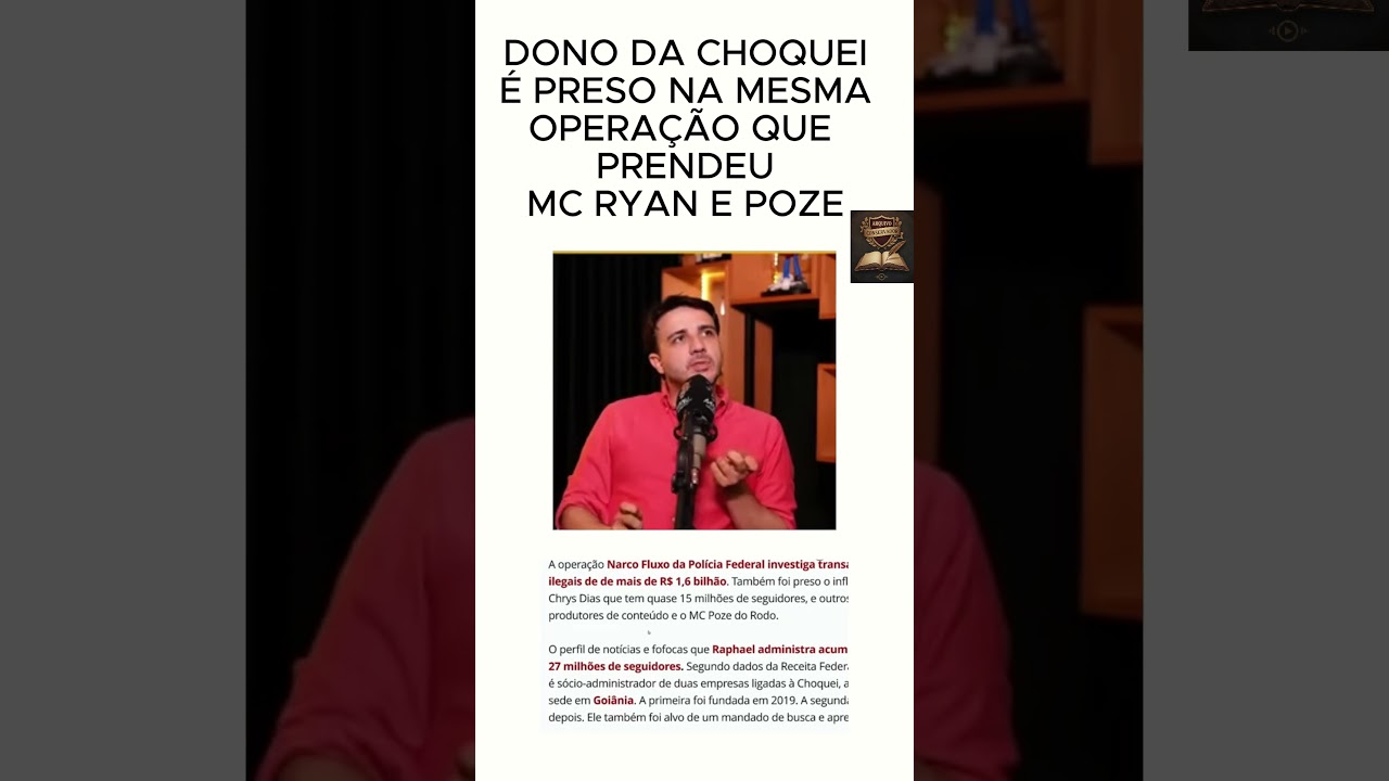 RENAN SANTOS COMENTA PRIS&Atilde;O DO DONO DA CHOQUEI #cortesmbl #partidomissao #renansantos #mbl