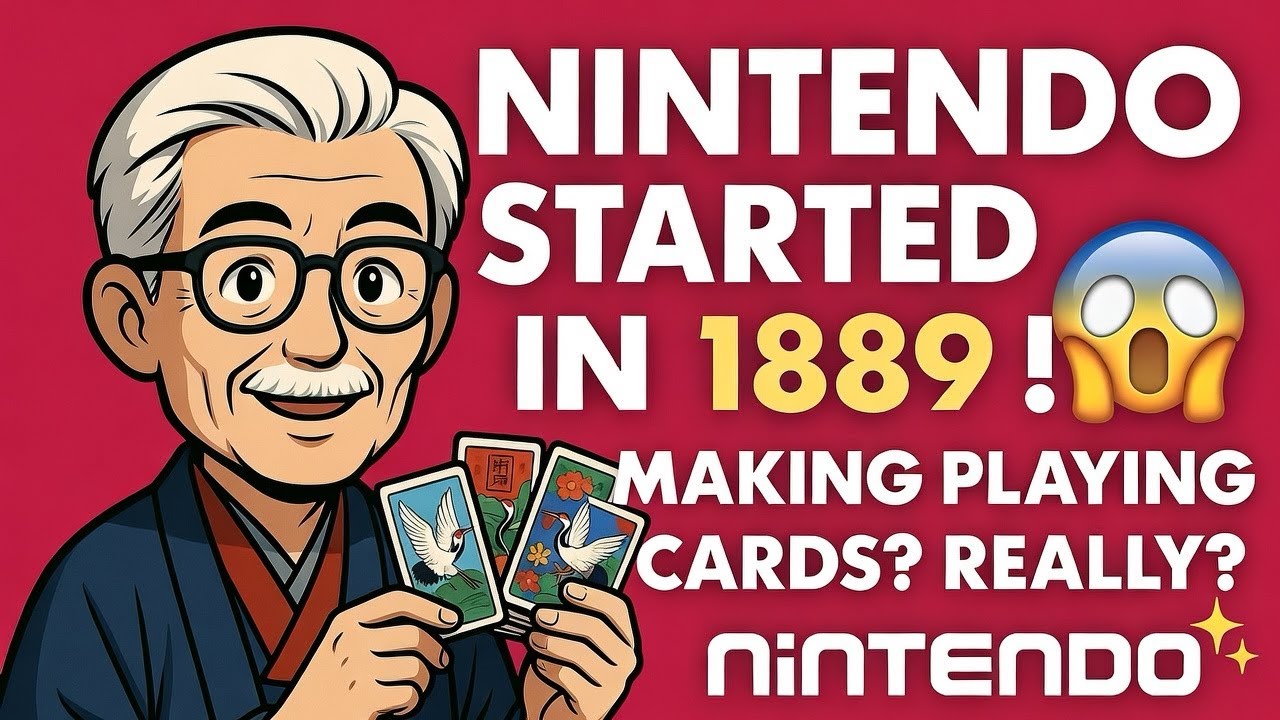 Nintendo was founded in 1889 as a Playing Card Company #nintendo  #nintendohistory  #historymemes