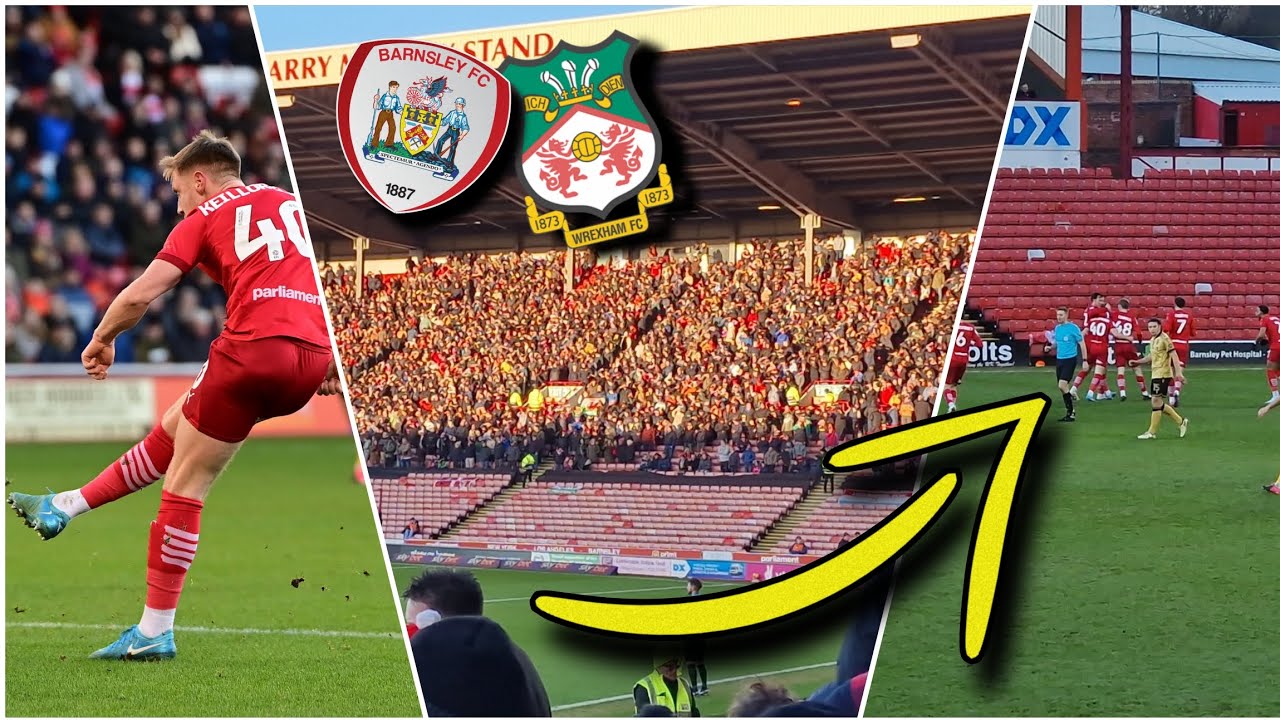 NEW YEAR NEW REDS, SCENES AS WE FINALLY WIN AT OAKWELL!/ Barnsley Vs Wrexham Vlog!