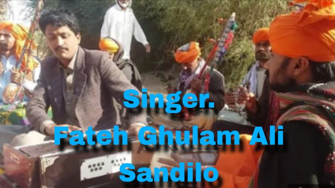 Singer. Fateh Ghulam Ali Sandilo Performance On Sindhi Culture Day 2025 At Rohri.