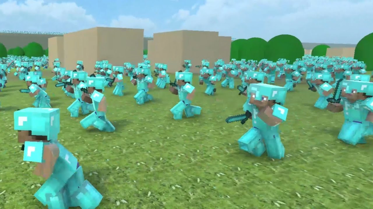 Massive Minecraft Battle Ultimate Epic Battle Simulator 2 UEBS2