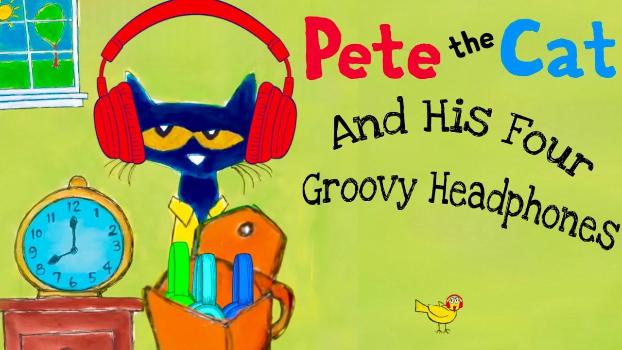Pete The Cat And His Four Groovy Headphones