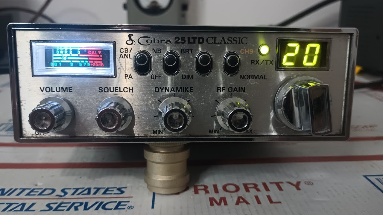 Cobra 25ltd Classic with RFX95hd and variable power