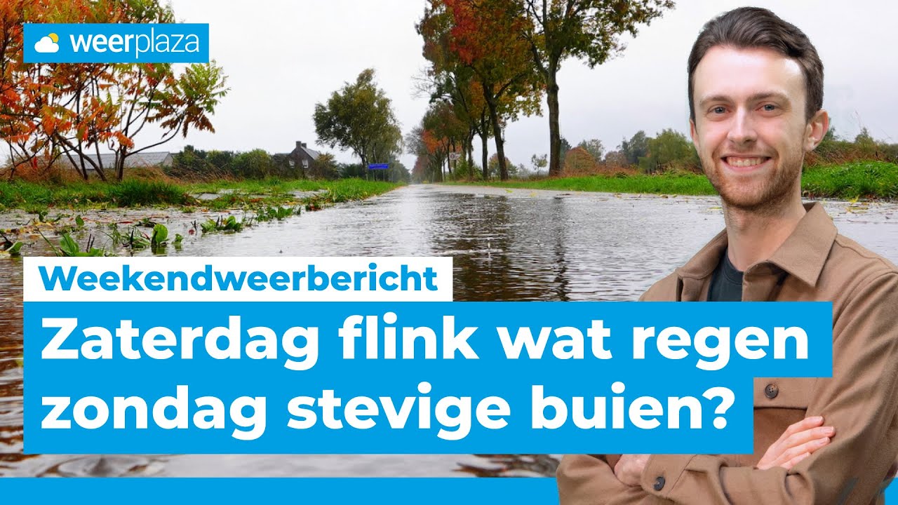 Opnieuw een nat weekend, maar ook droge momenten? | Weekend Weerbericht