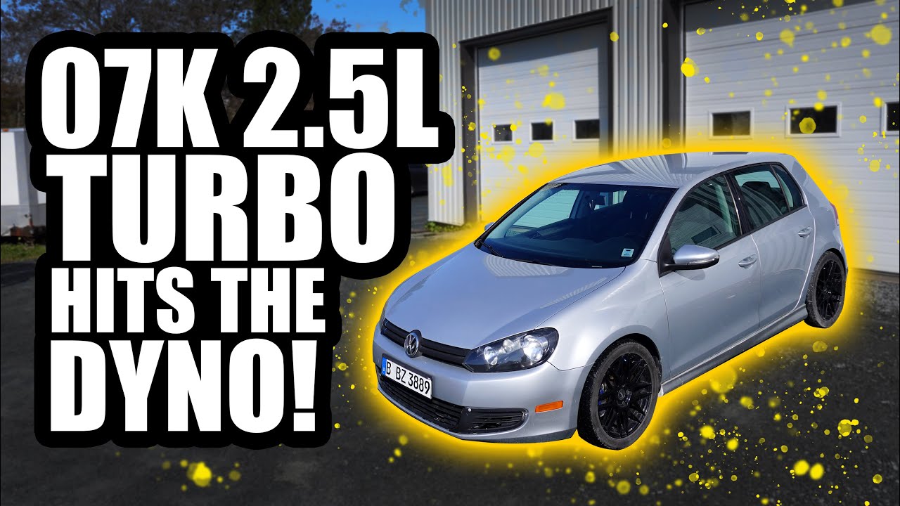 MK6 2.5L Turbo 07K finally on the dyno.