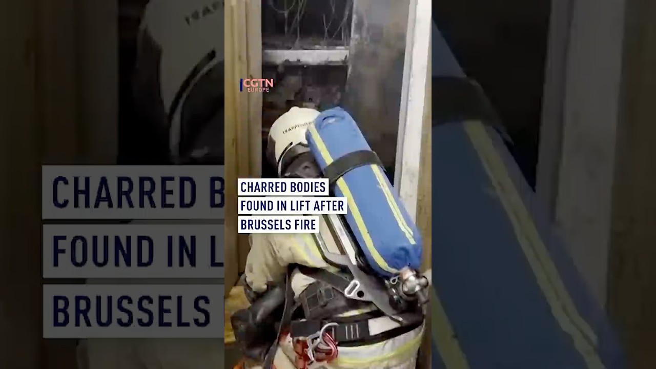 Charred bodies found in lift after Brussels fire