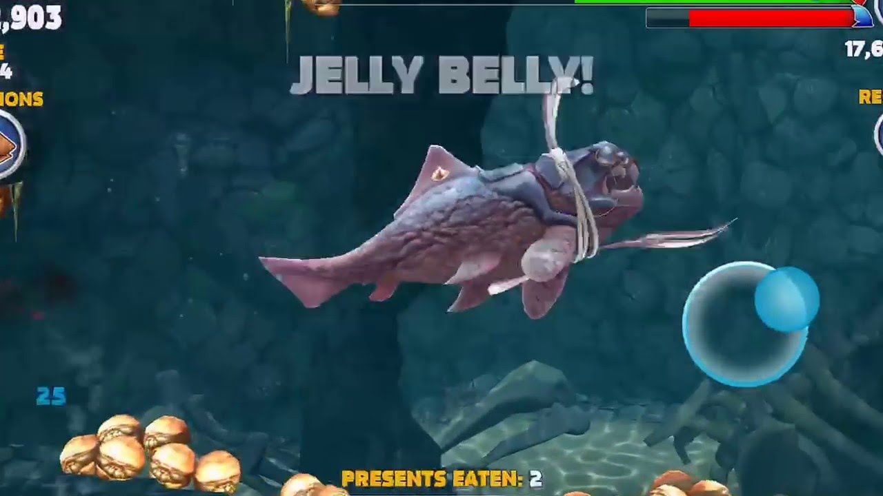 Big Daddy with Lava Baby VS Giant Crab Gameplay- Hungry Shark Evolution