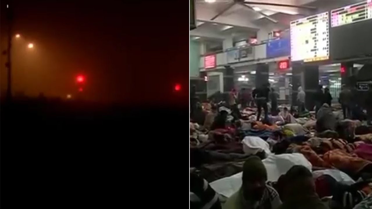 Watch | Dense fog continues to disrupt train, flight services