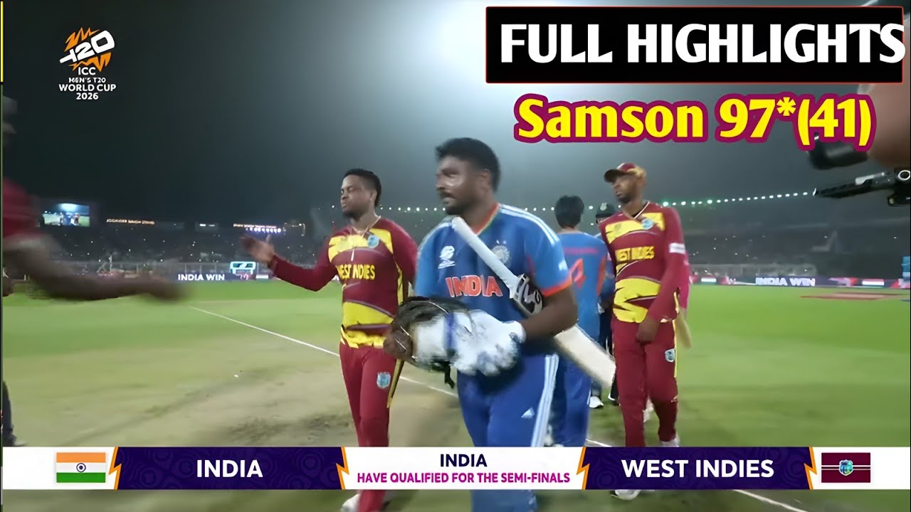 India vs Westindies T20 World Cup super 8 full highlights video। Highlights of ind vs wi World Cup